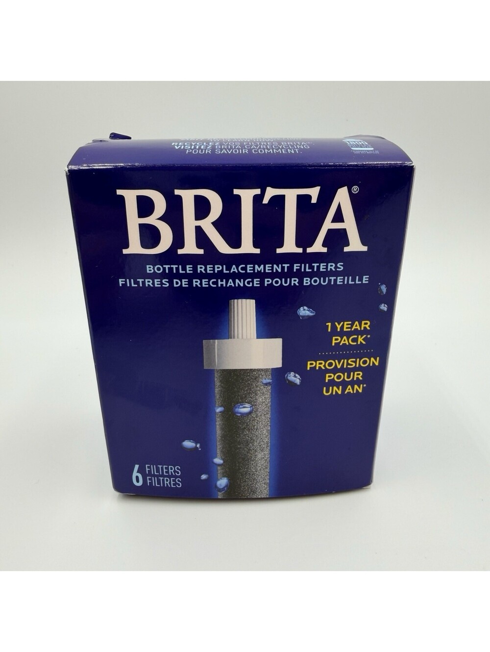 Genuine Brita Water Bottle Replacement Filters 5 Pack Filters SEALED Brand New